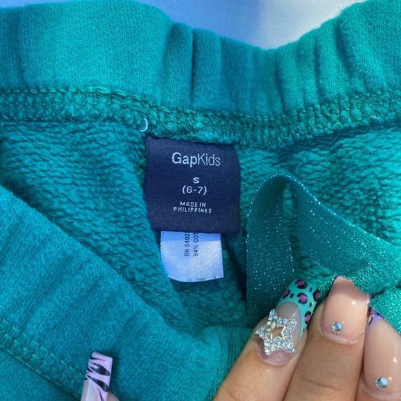 GapKids Emerald Green Sweatsuit Gender Neutral Set - Picture 4 of 4